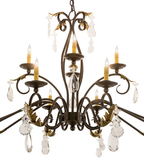 Meyda Tiffany Windsor 187263 Chandelier Light - Bronze