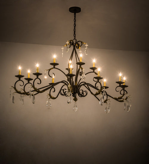Meyda Tiffany Windsor 187263 Chandelier Light - Bronze