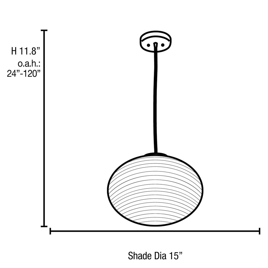 Access Callisto 50180LEDDLP-BS/OPL Pendant Light - Brushed Steel