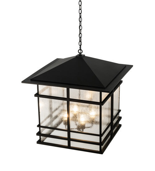 2nd Avenue Tea House 65304-1 Pendant Light - Black Textured