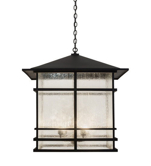 2nd Avenue Tea House 65304-1 Pendant Light - Black Textured