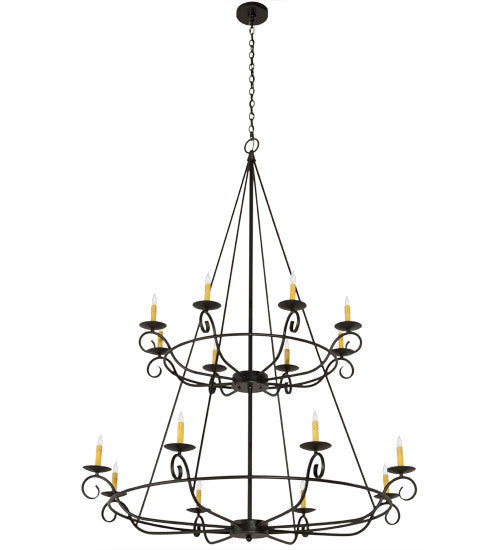 2nd Avenue Estrella 48259-917 Chandelier Light - Textured Black