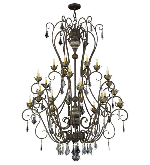 2nd Avenue Felicia 203334-10 Chandelier Light - Tarnished Aztec Gold