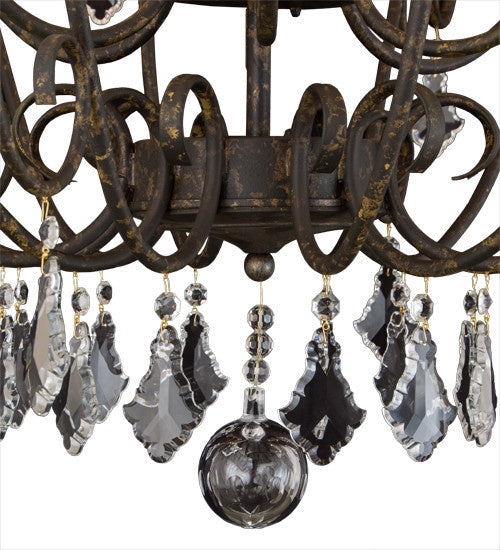 2nd Avenue Felicia 203334-10 Chandelier Light - Tarnished Aztec Gold