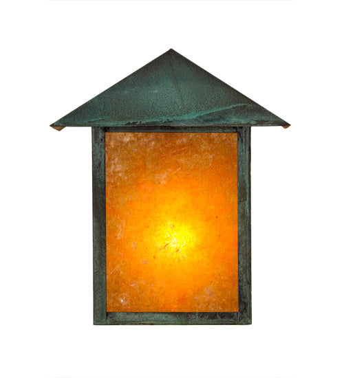 Meyda Tiffany Lighting 2966 Seneca One Light Wall Sconce Outdoor Verde