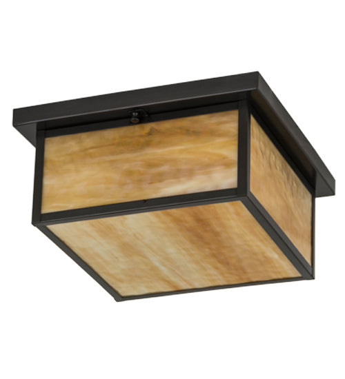 Meyda Tiffany Hyde Park 4818 Ceiling Light - Craftsman Brown,Bronze