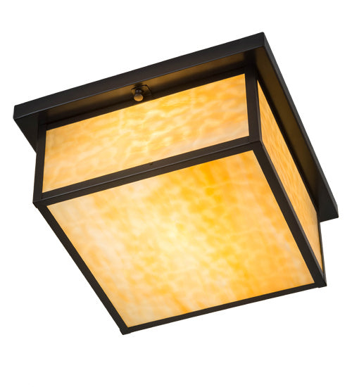 Meyda Tiffany Hyde Park 4818 Ceiling Light - Craftsman Brown,Bronze