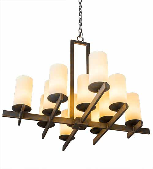 Meyda Tiffany Dante 183053 Chandelier Light - French Bronzed