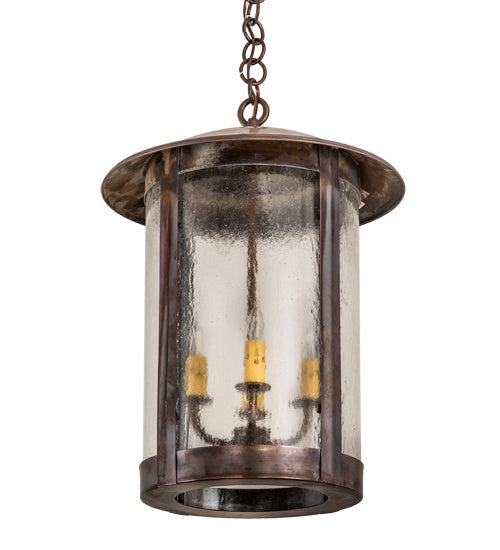 Meyda Tiffany Fulton Lake Charles 183802 Pendant Light - Vintage Copper