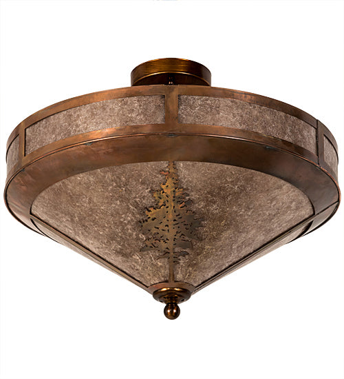 Meyda Tiffany Tamarack 190288 Ceiling Light - Copper