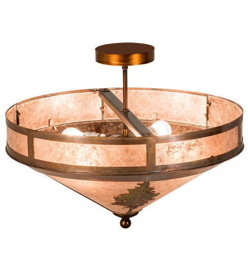 Meyda Tiffany Tamarack 190288 Ceiling Light - Copper