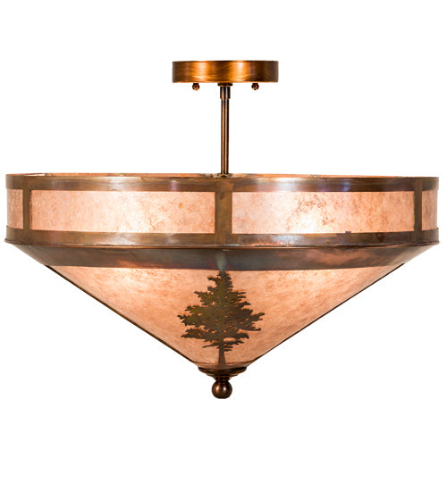 Meyda Tiffany Tamarack 190288 Ceiling Light - Copper