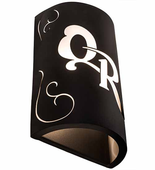 Meyda Tiffany Personalized 190883 Wall Light - Black Textured