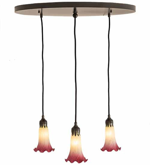 Meyda Tiffany Pond Lily 192383 Pendant Light - Timeless Bronze