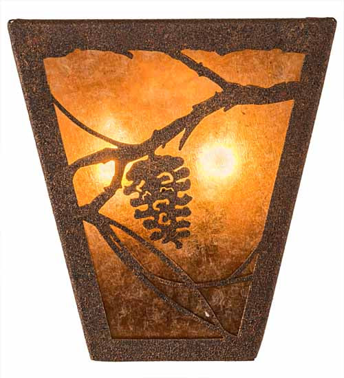 Meyda Tiffany Whispering Pines 192456 Wall Light - Oil Rubbed Bronze