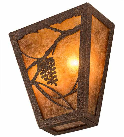 Meyda Tiffany Whispering Pines 192456 Wall Light - Oil Rubbed Bronze