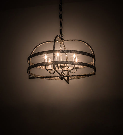 Meyda Tiffany Aldari 192658 Pendant Light - Pewter