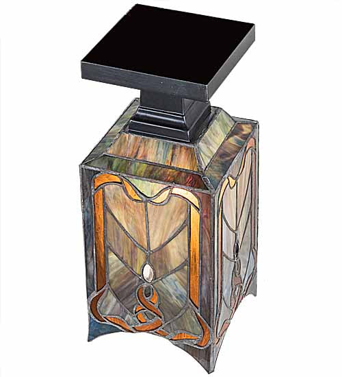 Meyda Tiffany Cottage Mission 192693 Ceiling Light - Craftsman Brown