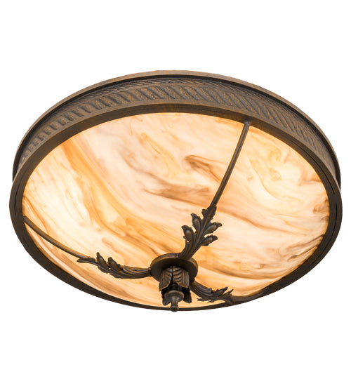 Meyda Tiffany Hoja 193473 Ceiling Light - French Bronzed