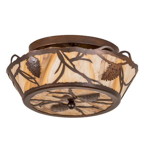 Meyda Tiffany Whispering Pines 194100 Ceiling Light - Copper