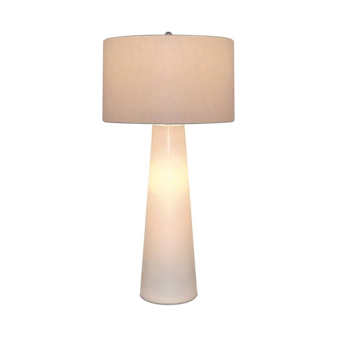 Elk Lighting 203  Obelisk Lamp White