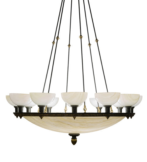 Meyda Tiffany Whitesboro Middle School Auditorium 198020 Chandelier Light - Brass Tint