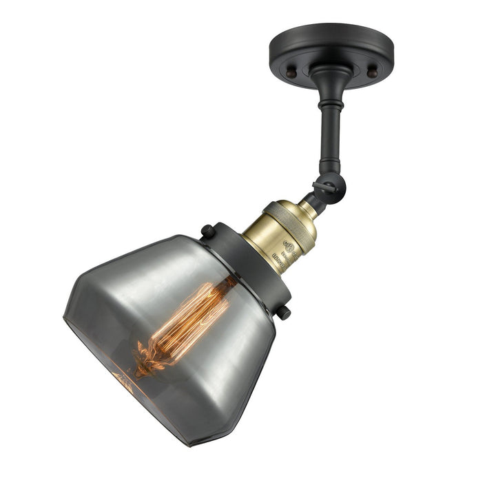 Innovations Franklin Restoration 201F-BAB-G173 Ceiling Light - Black Antique Brass