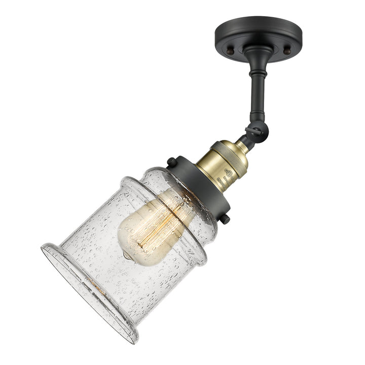 Innovations Franklin Restoration 201F-BAB-G184 Ceiling Light - Black Antique Brass