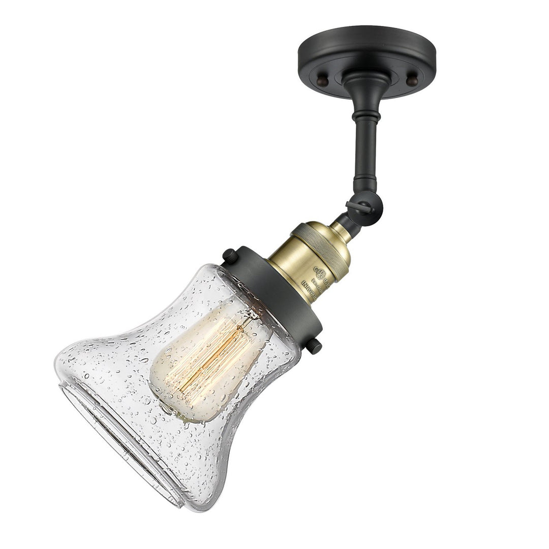 Innovations Franklin Restoration 201F-BAB-G194 Ceiling Light - Black Antique Brass