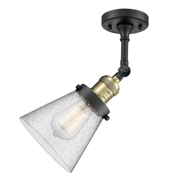 Innovations Franklin Restoration 201F-BAB-G64 Ceiling Light - Black Antique Brass