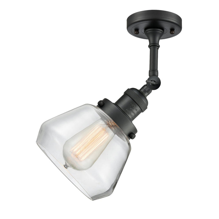 Innovations Franklin Restoration 201F-BK-G172 Ceiling Light - Matte Black