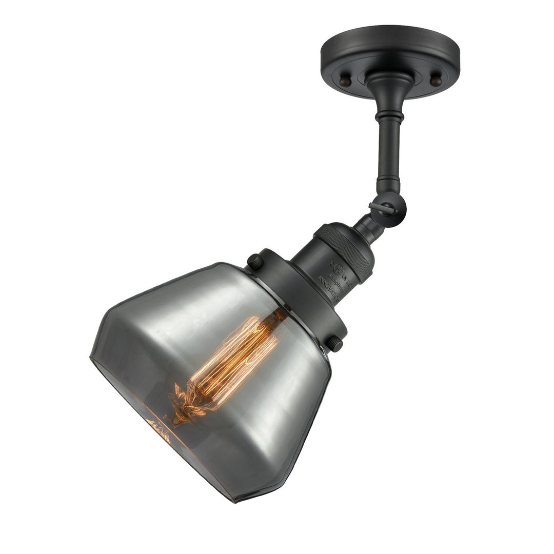 Innovations Franklin Restoration 201F-BK-G173 Ceiling Light - Matte Black