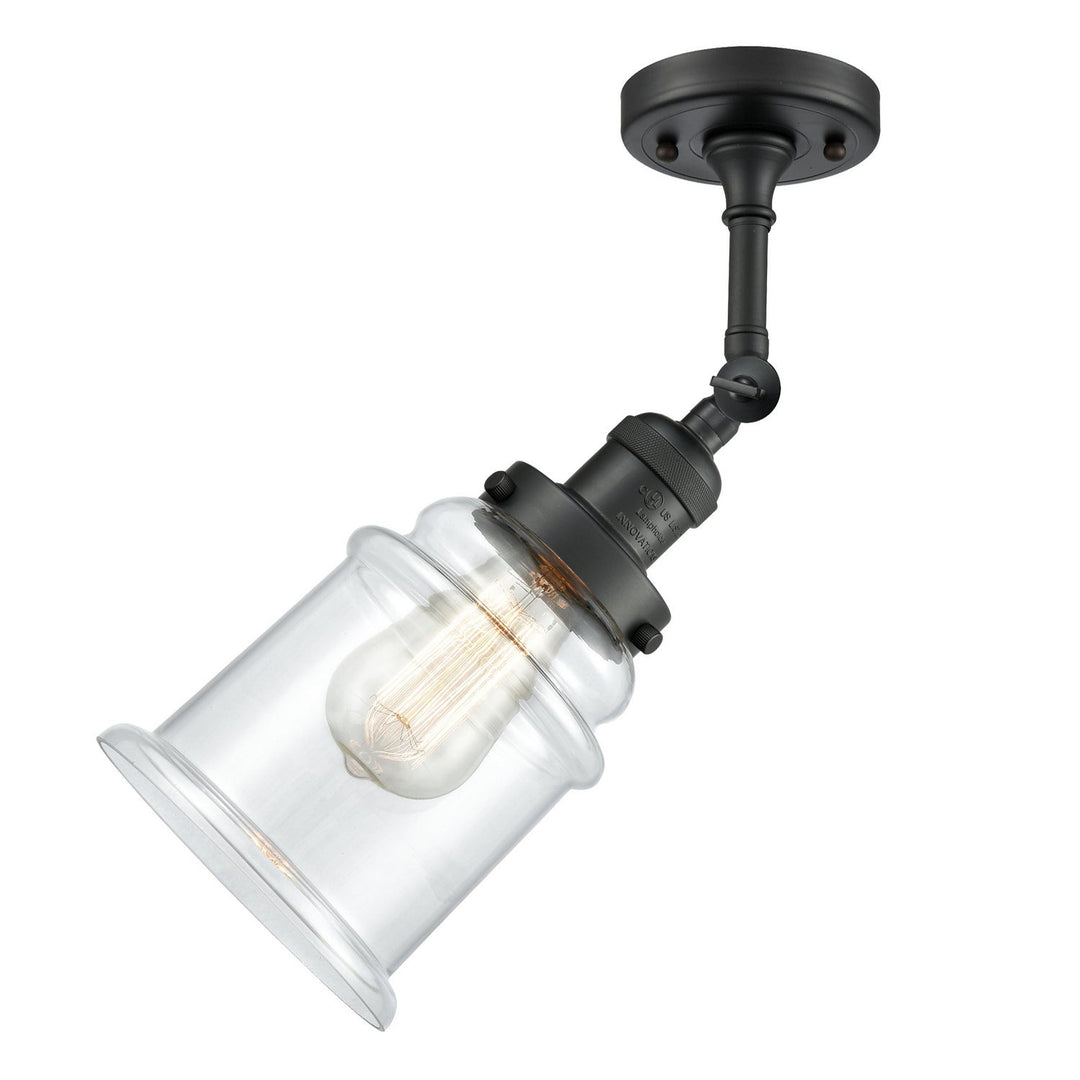 Innovations Franklin Restoration 201F-BK-G182 Ceiling Light - Matte Black