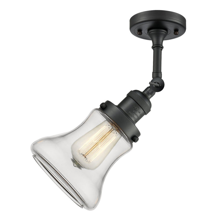 Innovations Franklin Restoration 201F-BK-G192 Ceiling Light - Matte Black