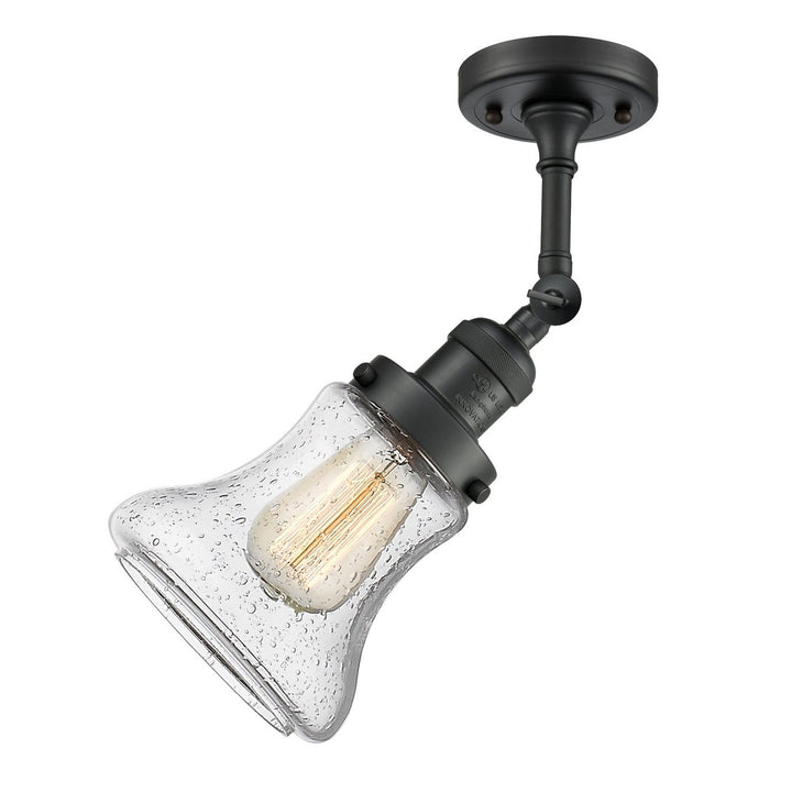 Innovations Franklin Restoration 201F-BK-G194 Ceiling Light - Matte Black
