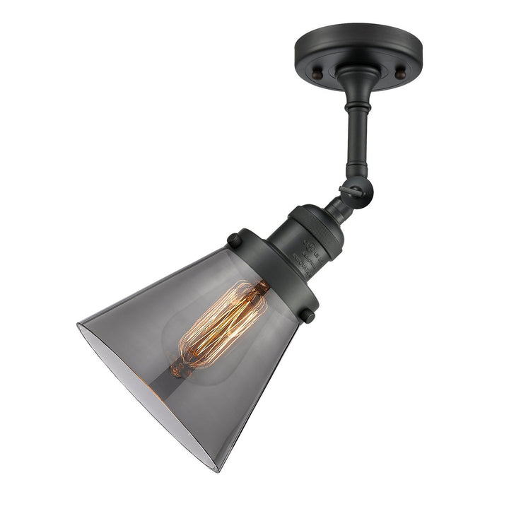 Innovations Franklin Restoration 201F-BK-G63 Ceiling Light - Matte Black