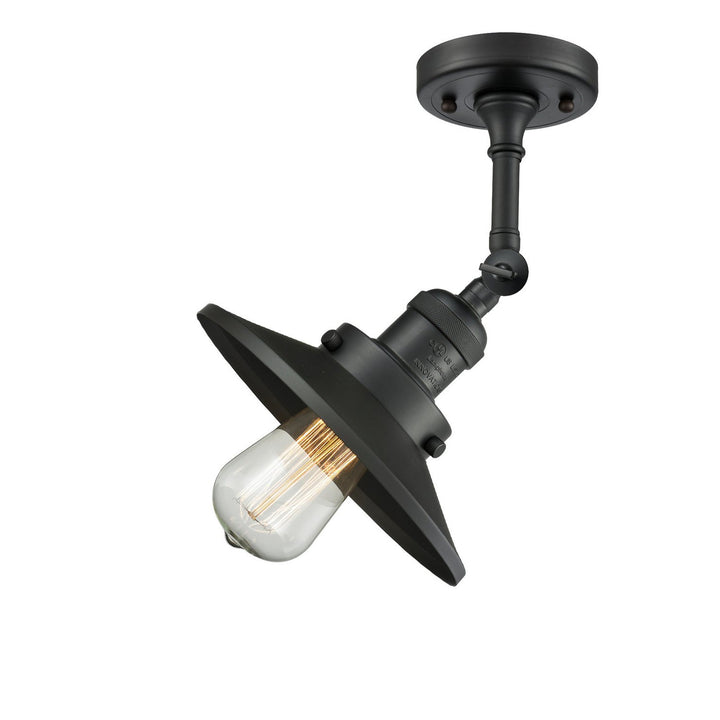 Innovations Franklin Restoration 201F-BK-M6 Ceiling Light - Matte Black
