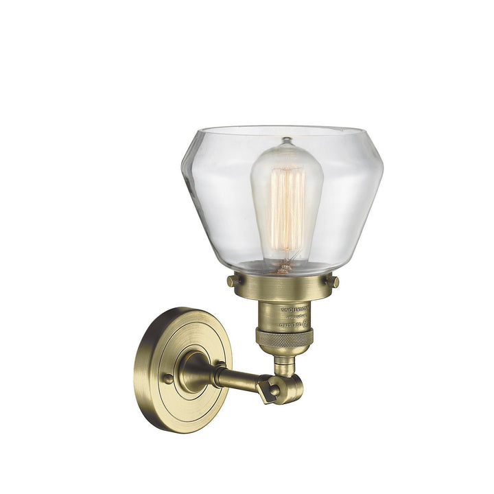 Innovations Franklin Restoration 203-AB-G172-LED Wall Sconce Light - Antique Brass