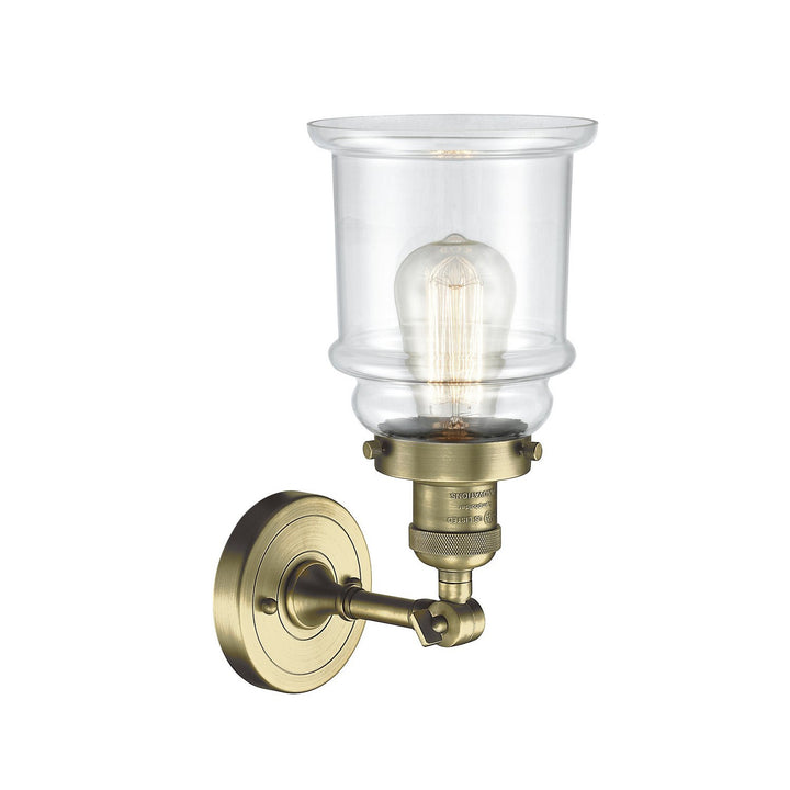 Innovations Franklin Restoration 203-AB-G182-LED Wall Sconce Light - Antique Brass