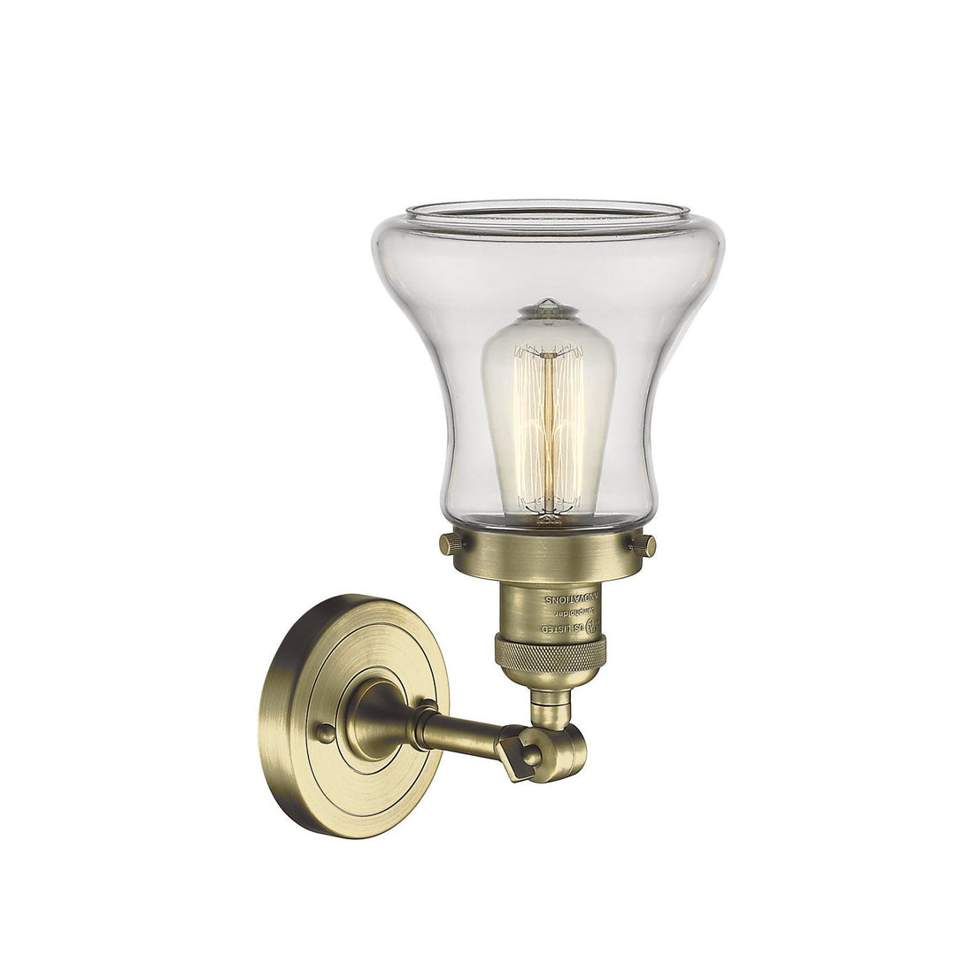 Innovations Franklin Restoration 203-AB-G192-LED Wall Sconce Light - Antique Brass