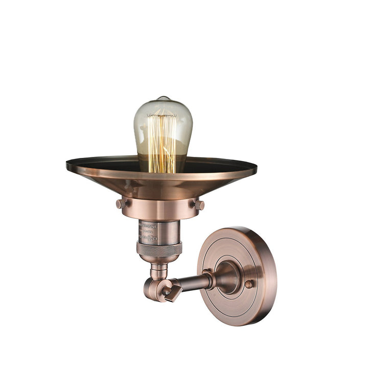 Innovations Franklin Restoration 203-AC-M3-LED Wall Sconce Light - Antique Copper