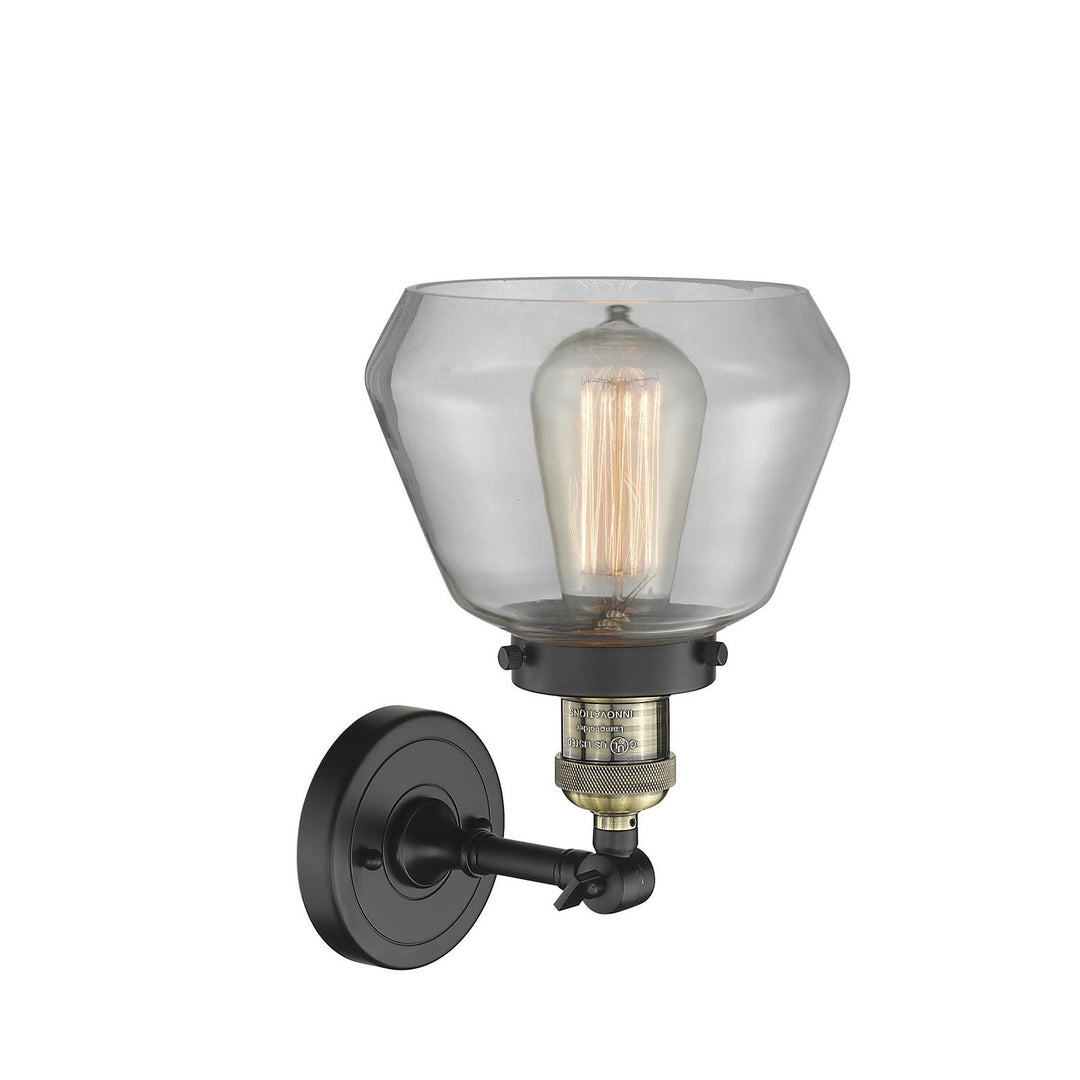Innovations Franklin Restoration 203-BAB-G172-LED Wall Sconce Light - Black Antique Brass