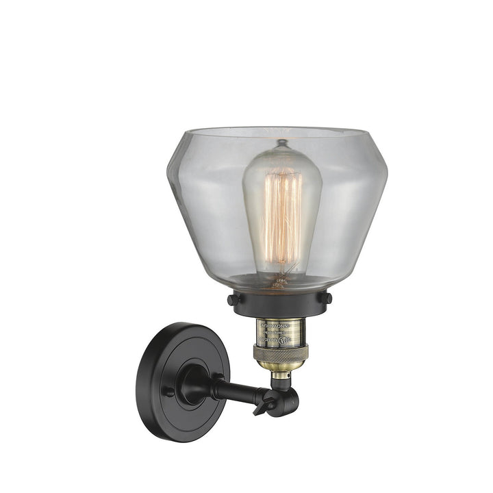 Innovations Franklin Restoration 203-BAB-G172-LED Wall Sconce Light - Black Antique Brass