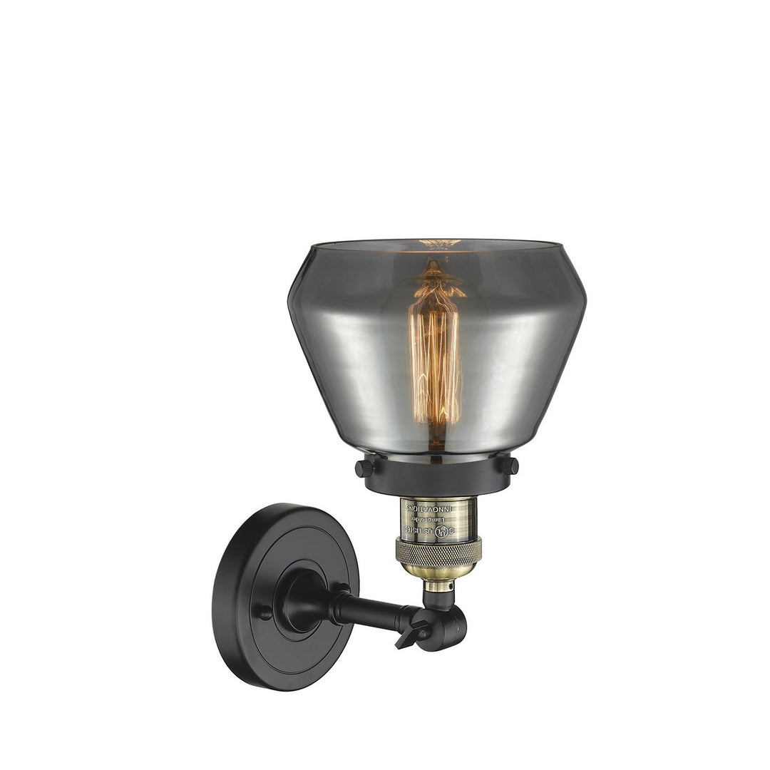 Innovations Franklin Restoration 203-BAB-G173-LED Wall Sconce Light - Black Antique Brass