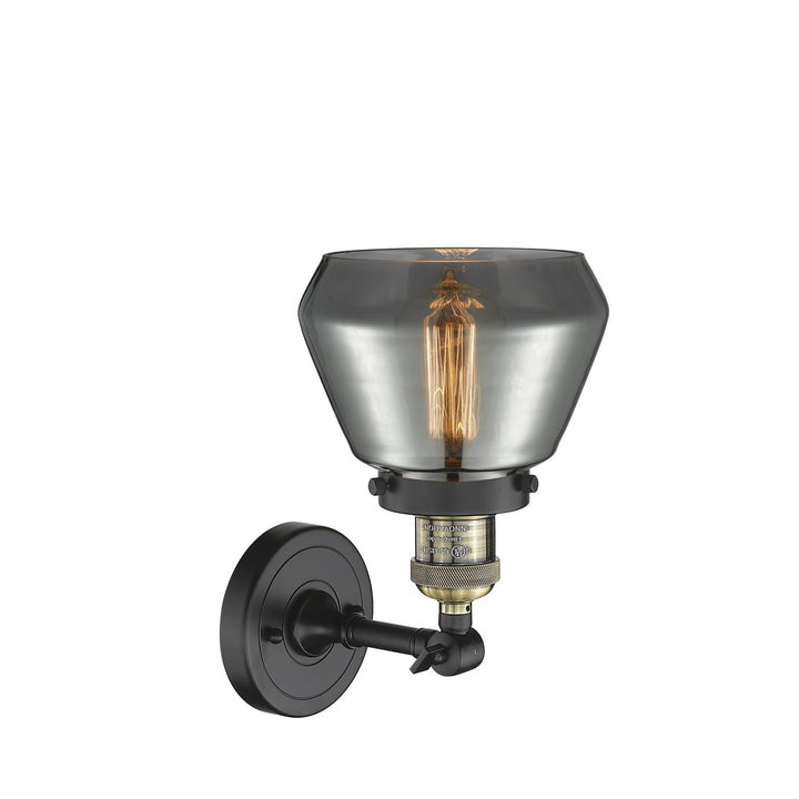 Innovations Franklin Restoration 203-BAB-G173-LED Wall Sconce Light - Black Antique Brass