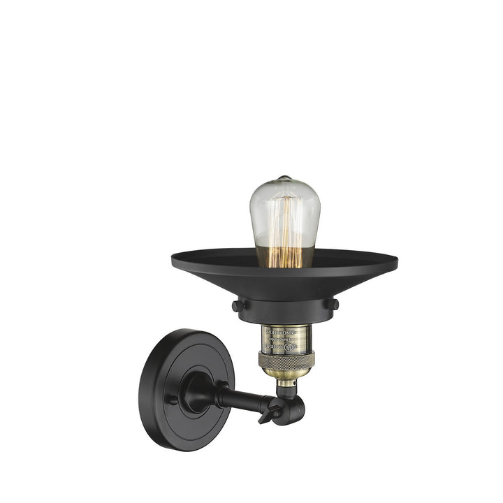 Innovations Franklin Restoration 203-BAB-M6-LED Wall Sconce Light - Black Antique Brass