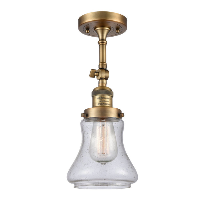 Innovations Franklin Restoration 203-BB-G194-LED Wall Sconce Light - Brushed Brass