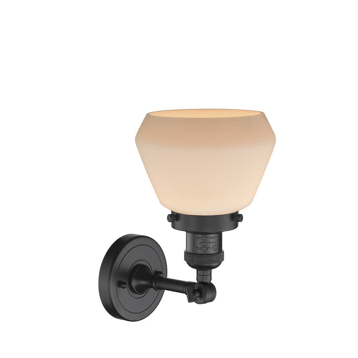 Innovations Franklin Restoration 203-BK-G171 Wall Sconce Light - Matte Black