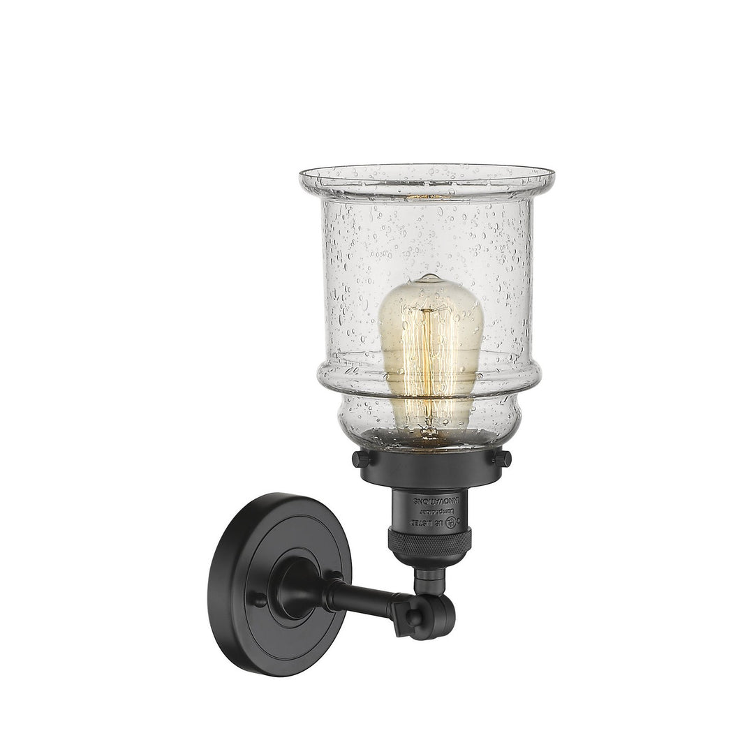 Innovations Franklin Restoration 203-BK-G184 Wall Sconce Light - Matte Black
