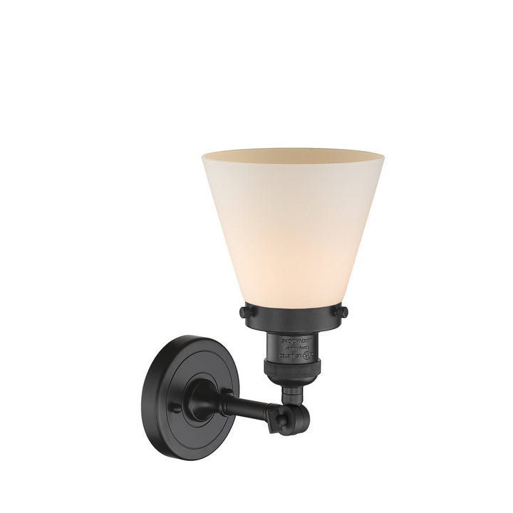 Innovations Franklin Restoration 203-BK-G61 Wall Sconce Light - Matte Black